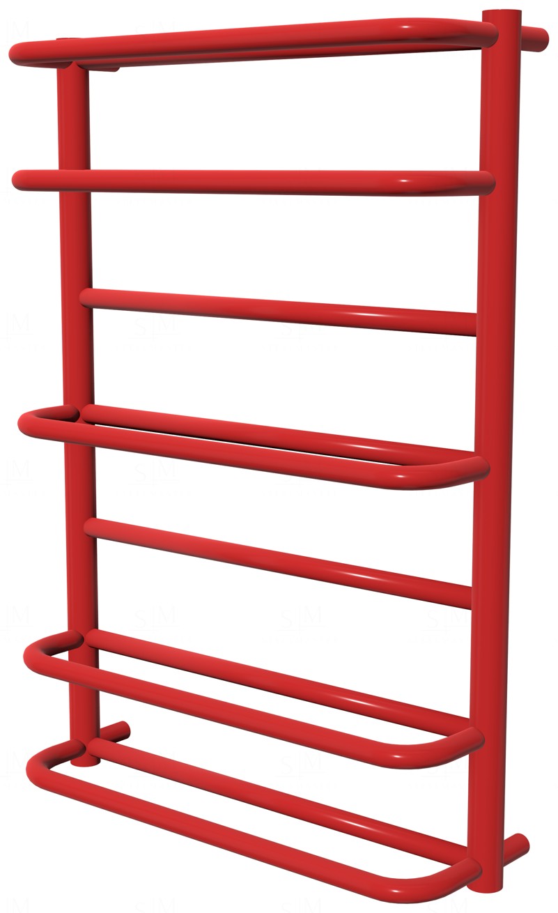 

Красная сушка для полотенец Comfort 7 RAL3020 лесенка 750x532, red