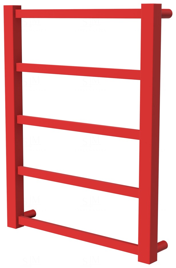 

Красный полотенцесушитель Quatro 5 RAL3020 лесенка 550x430, red