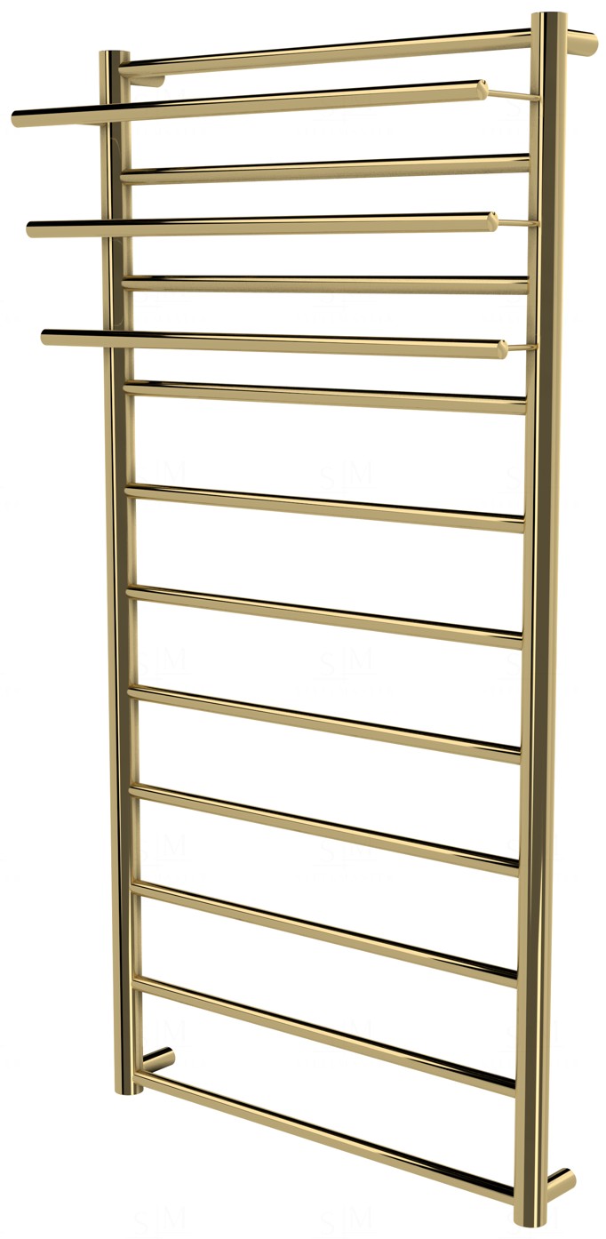 

Сушилка для полотенец Elegant 11 золото лесенка 1150x532, gold