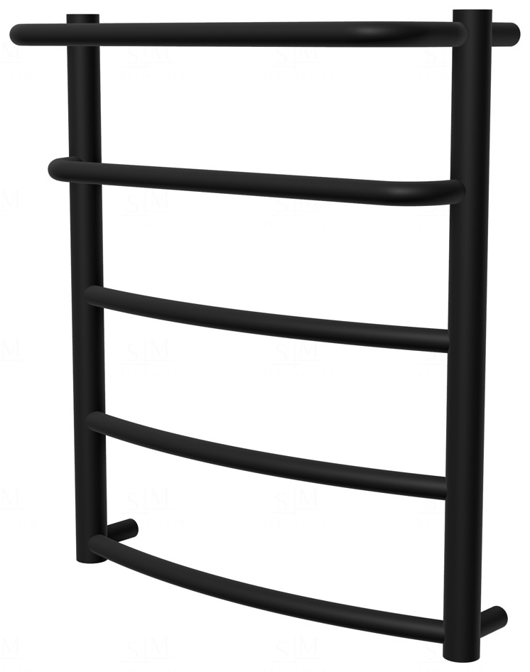 

Сушилка для полотенец Grosse 5 черная RAL9005 лесенка 550x482, black