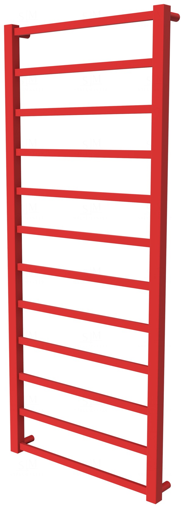 

Сушилка для полотенец Quatro 12 красная RAL3020 лесенка 1250x530, red