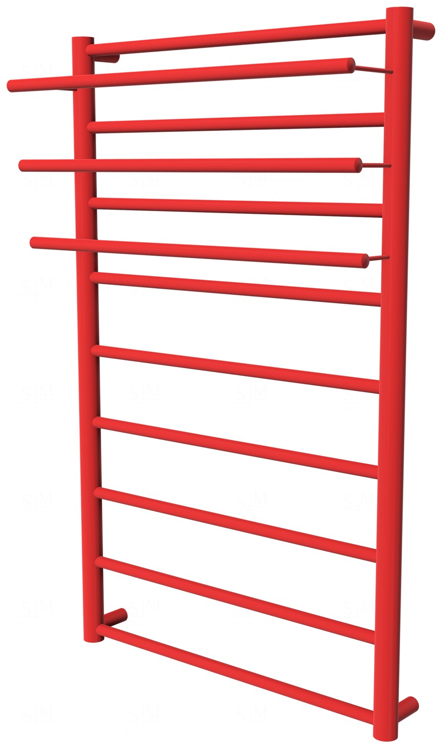 

Полотенцесушитель Elegant 9 красная RAL3020 лесенка 950x532, red