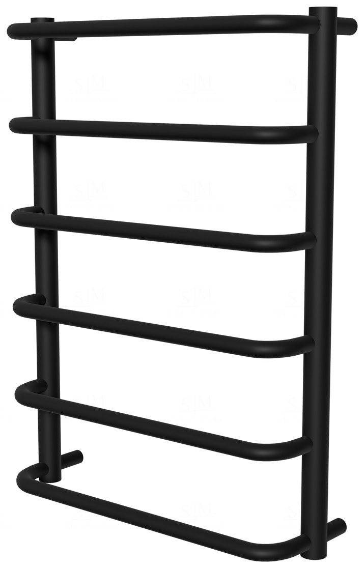 

Черная сушилка для полотенец Modern 6 RAL9005 лесенка 650x482, black
