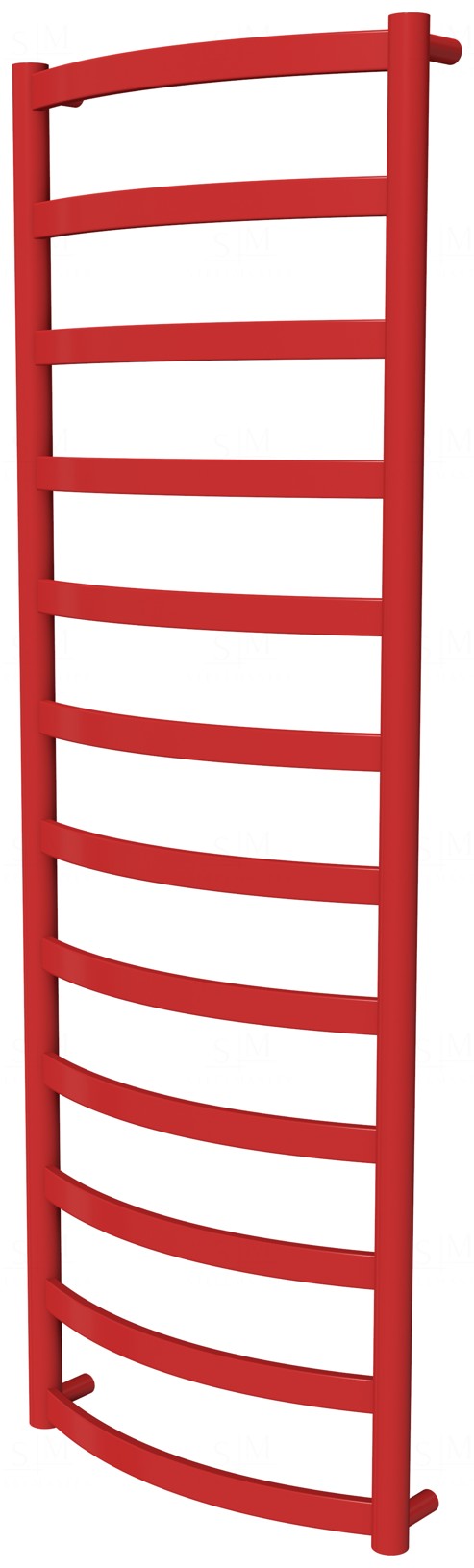 

Сушилка для полотенец Maxima 12 красная RAL3020 лесенка 1250x432, red