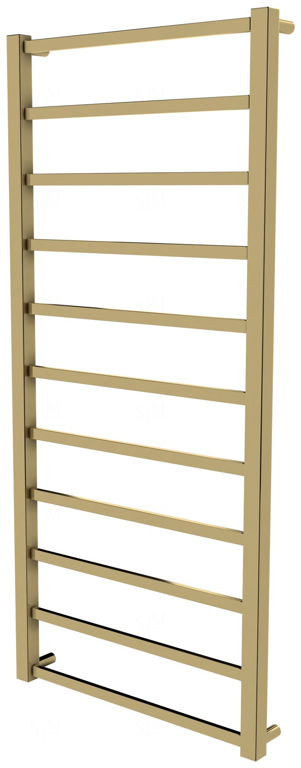 

Полотенцесушитель Quatro 11 золото лесенка 1150x530, gold