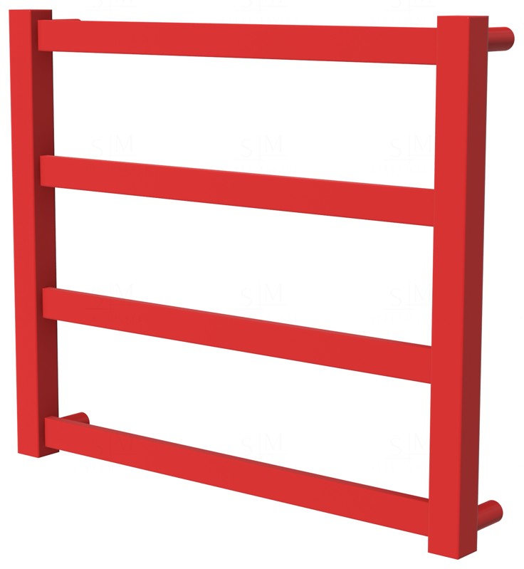 

Сушилка для полотенец Extra 4 красная RAL3020 лесенка 450x530, red