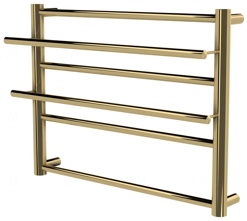 

Сушилка для полотенец Elegant 4 золото лесенка 450x532, gold