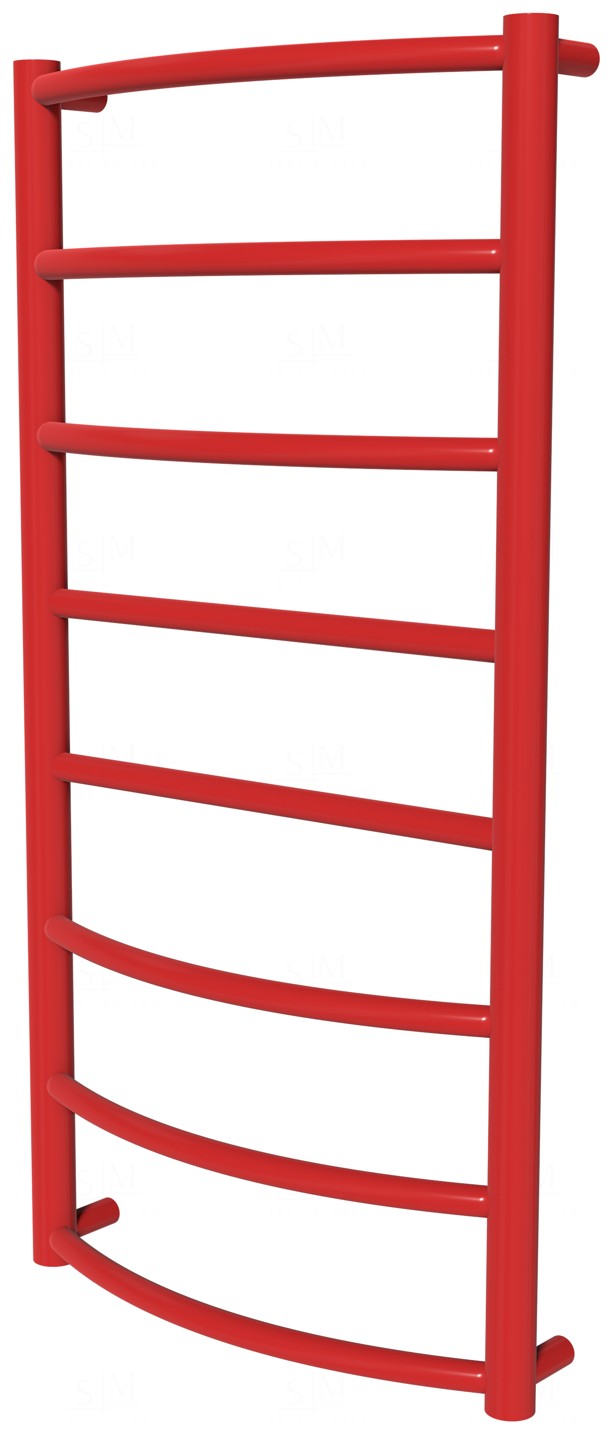 

Красный полотенцесушитель Classic 8 RAL3020 лесенка 850x432, red