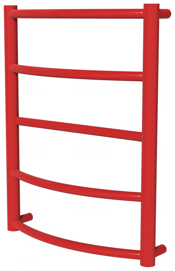 

Красный полотенцесушитель Classic 5 RAL3020 лесенка 550x432, red