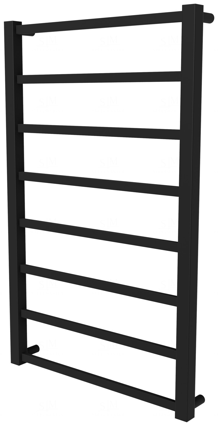 

Черная сушилка для полотенец Quatro 8 RAL9005 лесенка 850x530, black