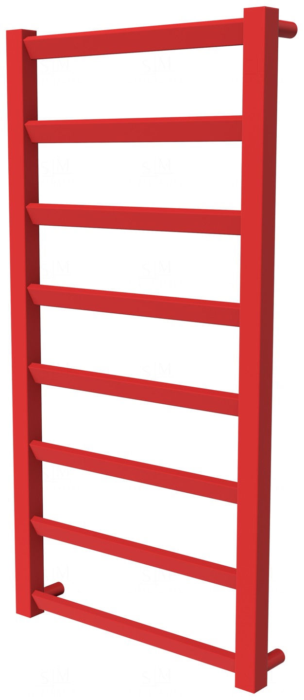 

Полотенцесушитель Slide 8 красная RAL3020 лесенка 850x430, red