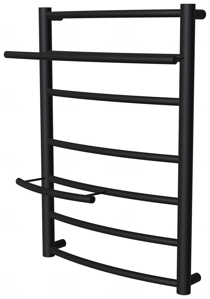 

Черная полотенцесушилка Safo 7 RAL9005 лесенка 600x432, black