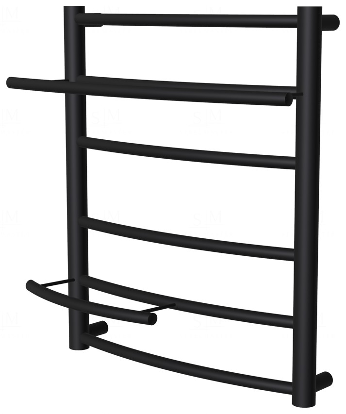 

Черный полотенцесушитель Safo 6 RAL9005 лесенка 500x432, black