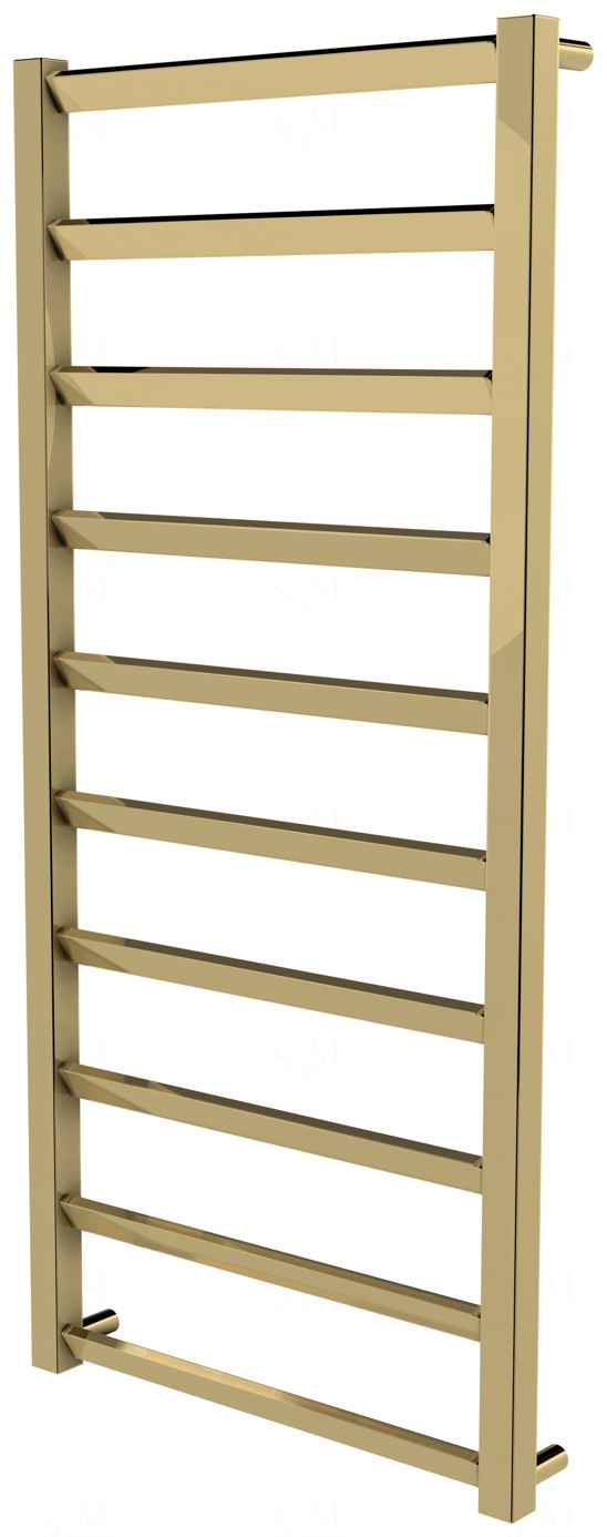 

Полотенцесушитель Slide 10 золото лесенка 1050x480, gold