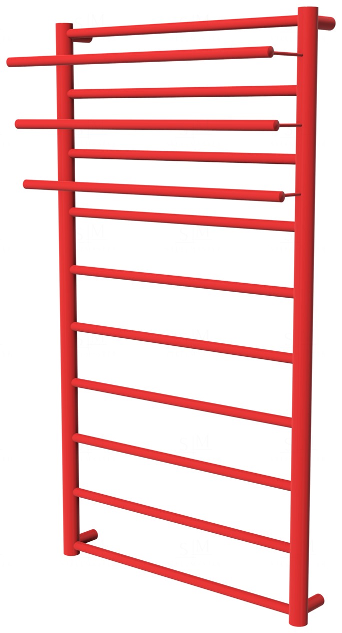 

Сушилка для полотенец Elegant 10 красная RAL3020 лесенка 1050x532, red