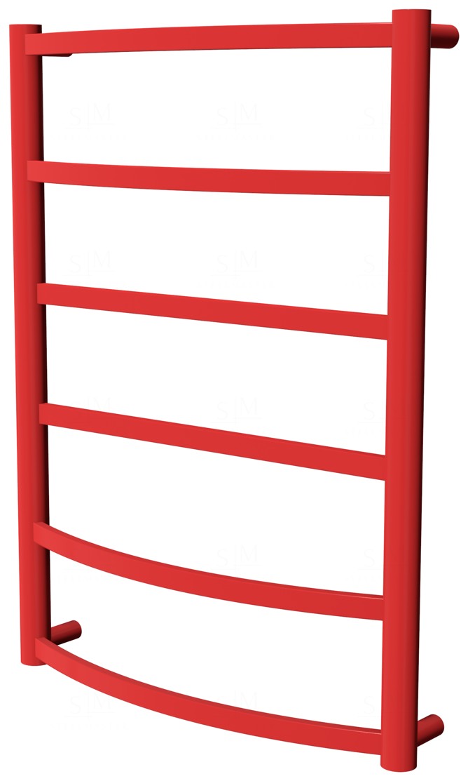 

Сушка для полотенец Elite 6 красная RAL3020 лесенка 650x482, red