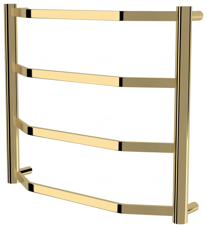 

Золотая сушилка для полотенец Luxe 4 лесенка 450x532, gold