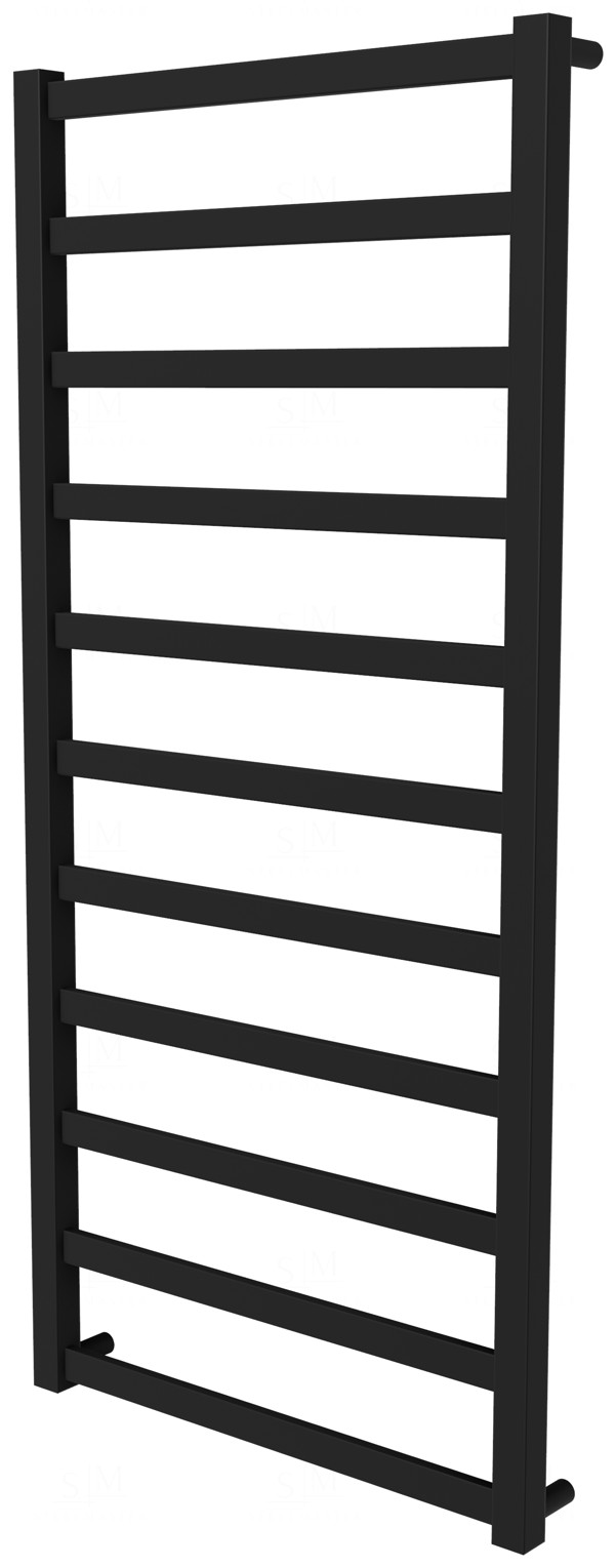 

Черная полотенцесушилка Extra 11 RAL9005 лесенка 1150x530, black