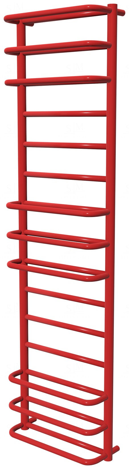 

Полотенцесушитель Comfort 15 красная RAL3020 лесенка 1550x432, red