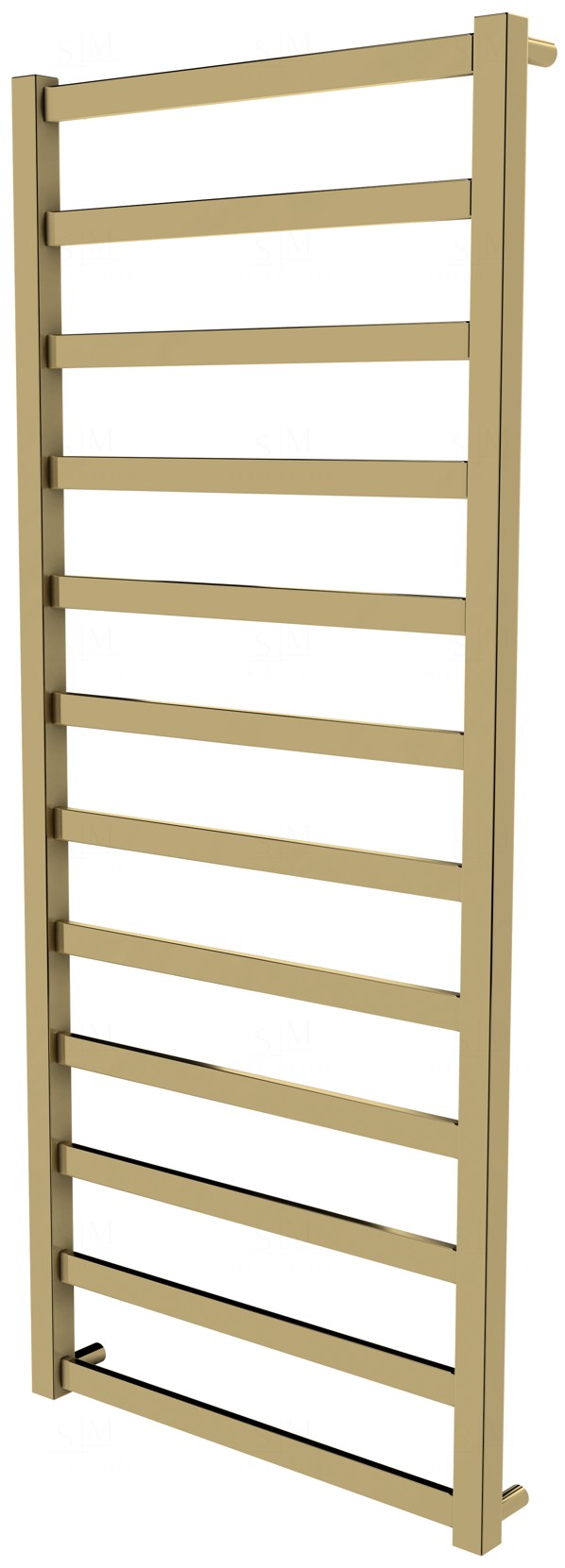

Полотенцесушитель Extra 12 золото лесенка 1250x530, gold
