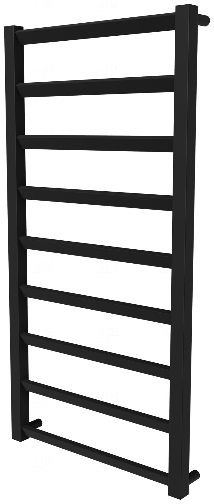 

Полотенцесушилка Slide 9 черная RAL9005 лесенка 950x480, black