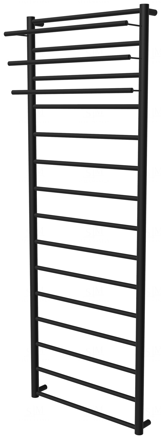 

Полотенцесушитель Elegant 15 черная RAL9005 лесенка 1550x532, black