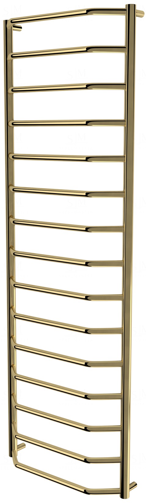 

Сушилка для полотенец Standart 15 золото лесенка 1550x532, gold