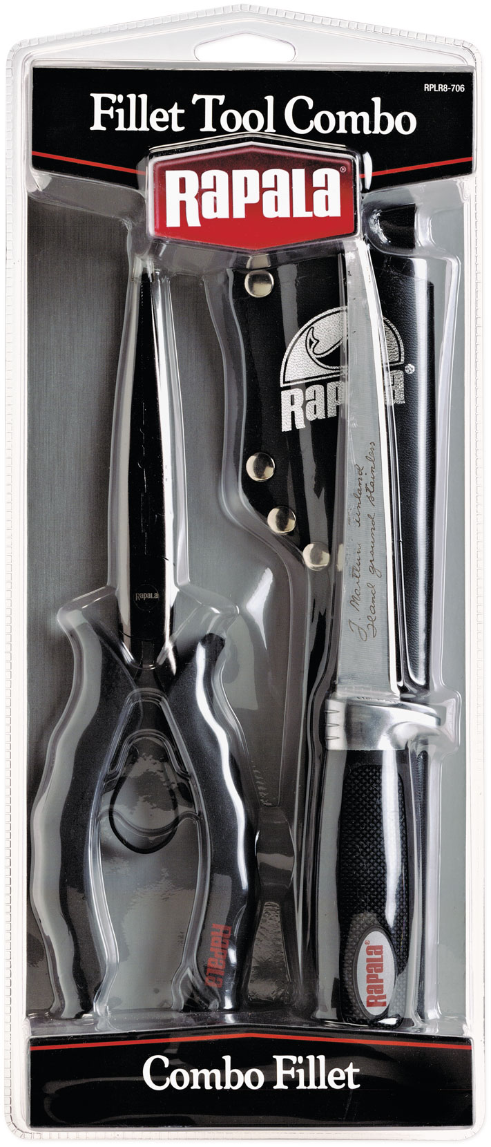 

Комбо-набор Rapala (плоскогубцы 22 см, нож 706 с футляром) (RPLR8-706)