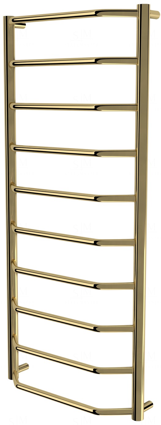 

Полотенцесушитель Standart 10 золото лесенка 1050x482, gold