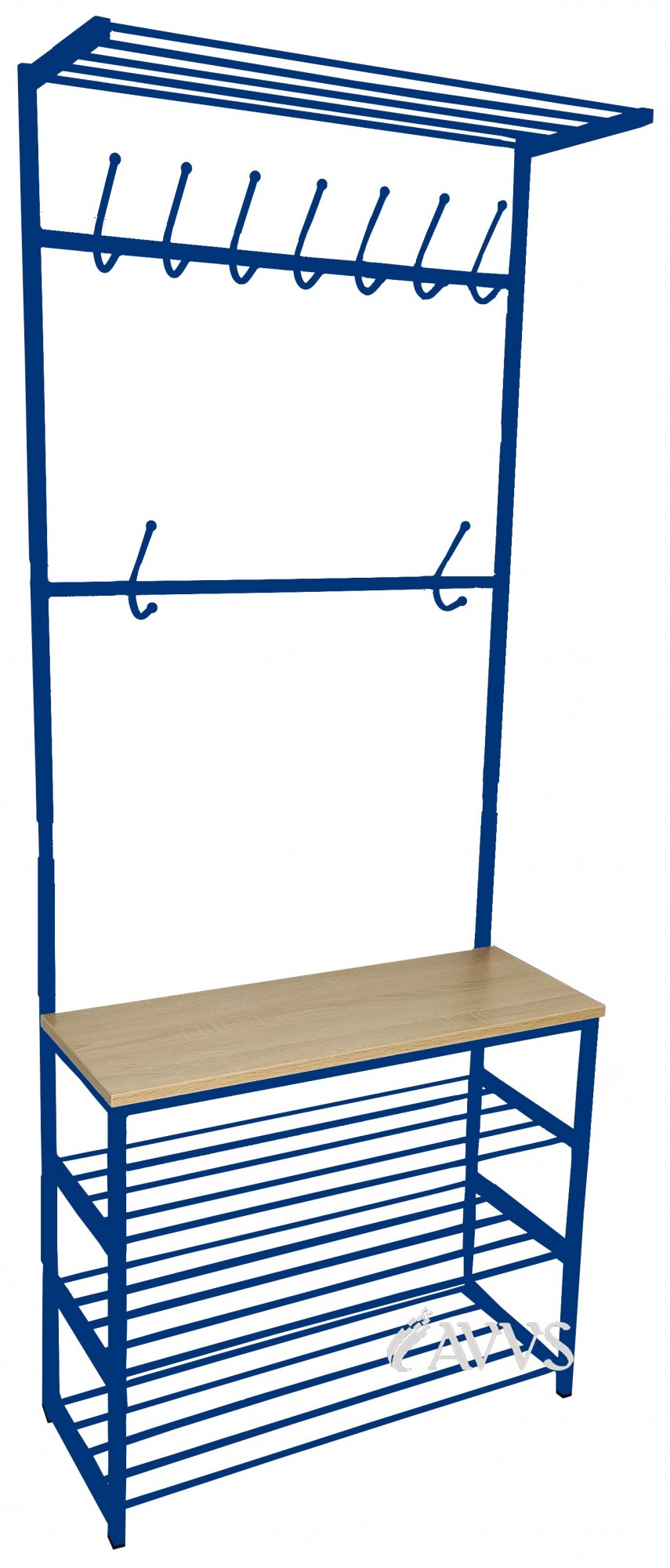 

Прихожая металлическая CHC2 J4 LOFT Метакам 100х30х192 см Синий