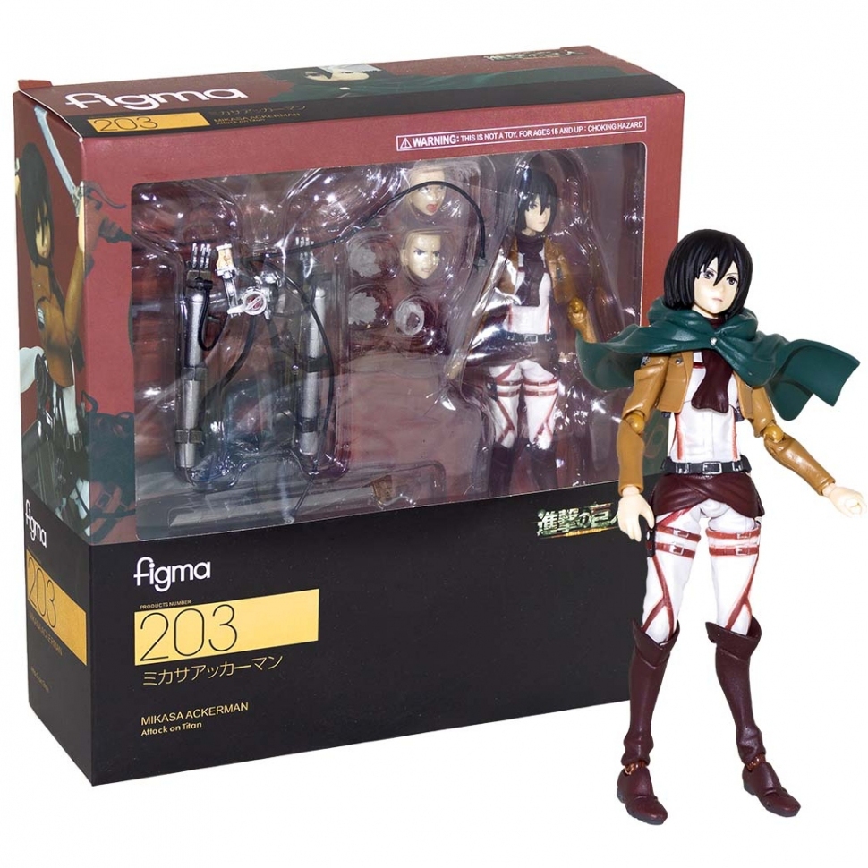 

Фигурка Figma Max Factory 203 - Mikasa Akerman из аниме «Атака на Титанов» DRX034