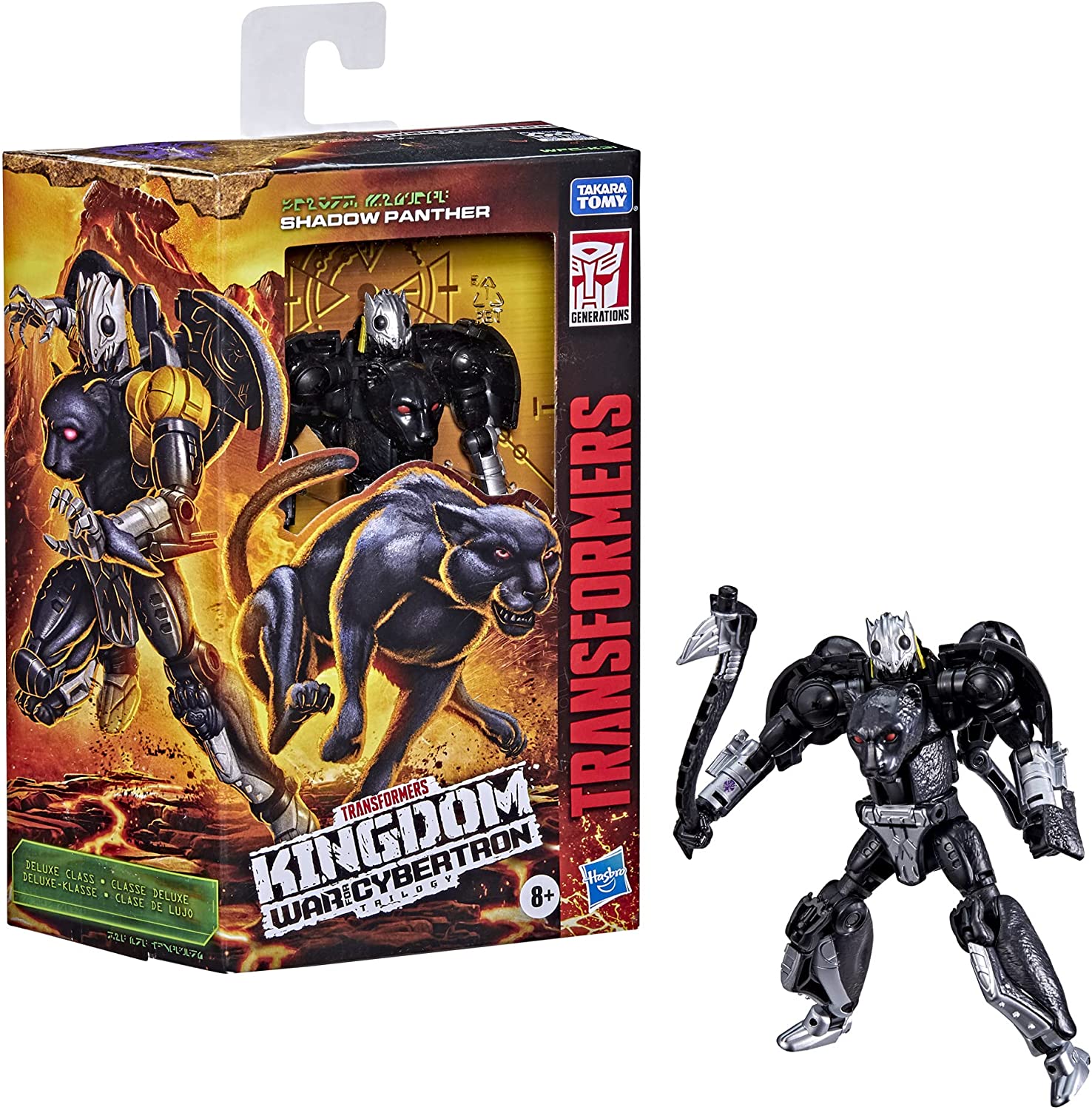 

Трансформер Тёмная Пантера Transformers War for Cybertron WFC-K31 Shadow Panther Hasbro F0681