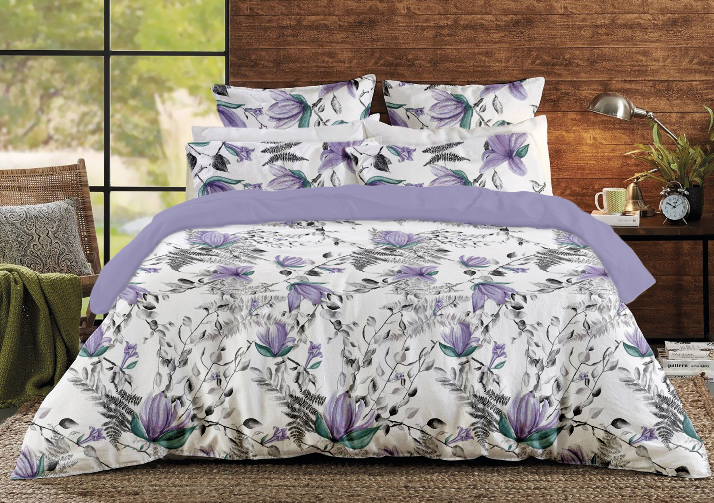 

Комплект постельного белья ТЕП Ranforce 705 ALEXIA LILA Флориан 180x215
