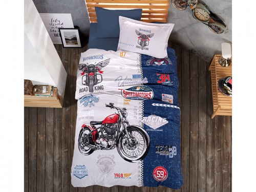 

Комплект постельного белья Aran Clasy Ранфорс Road King 160х220 см