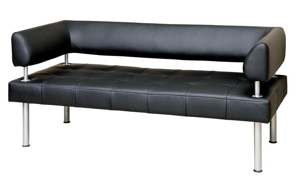 

Диван офисный Премьера Тетра 7 1560х680х730 Fly Soft 2230 черный