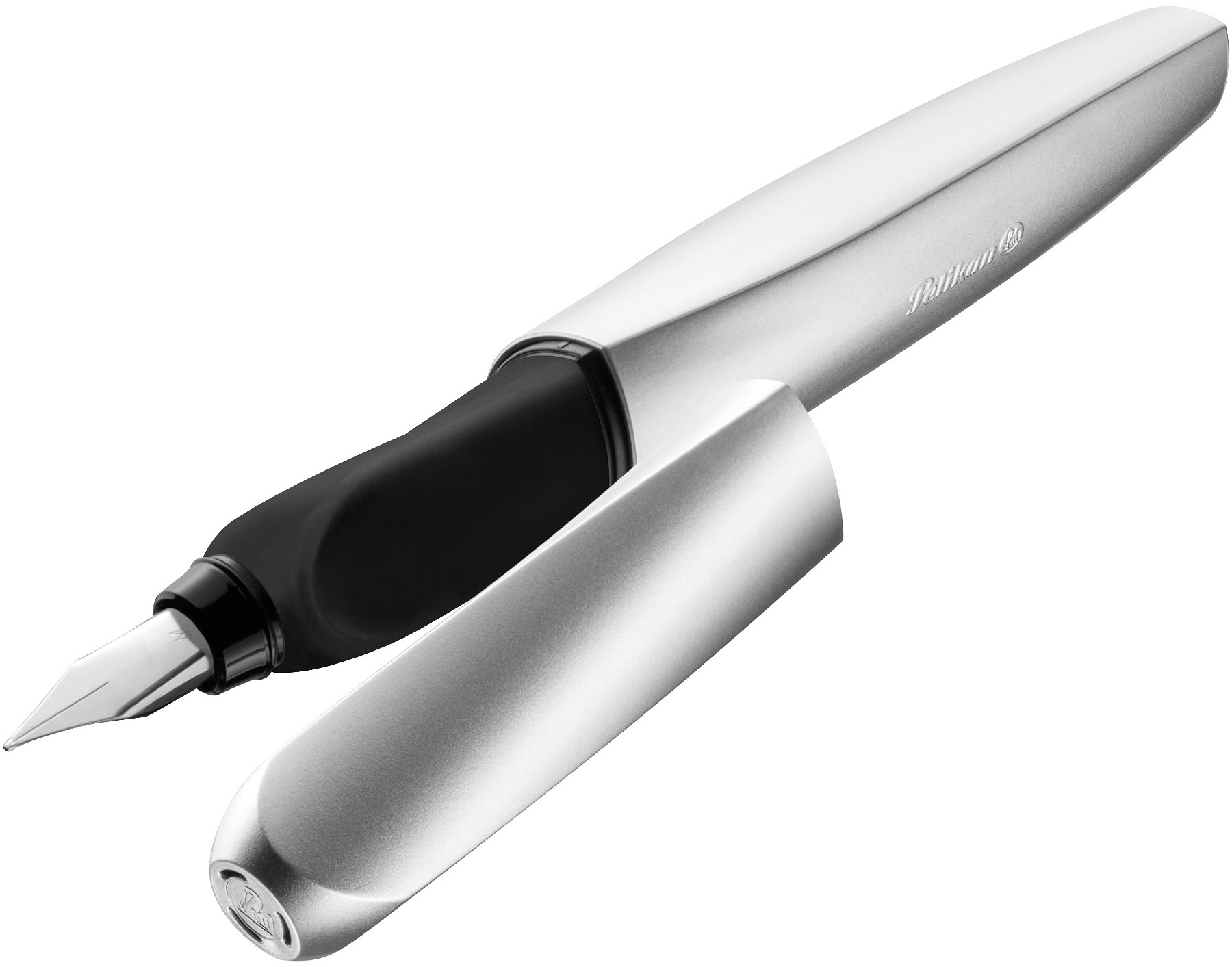 

Ручка перьевая Pelikan Twist Classy Silver Серебристый корпус (947101)