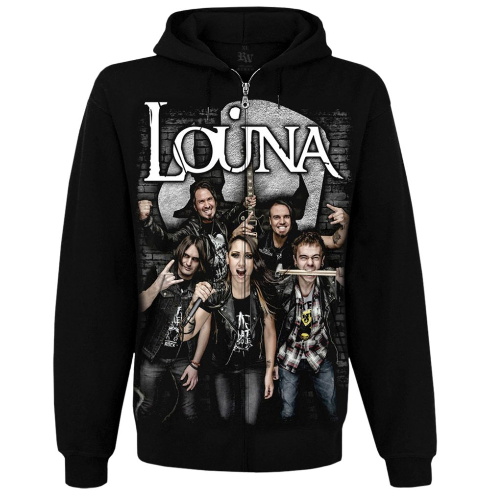 

Кенгуру Rockway Louna "Мы-это Louna" на молнии Черный, Размер, Кенгуру Rockway Louna "Мы-это Louna" на молнии Черный, Размер S