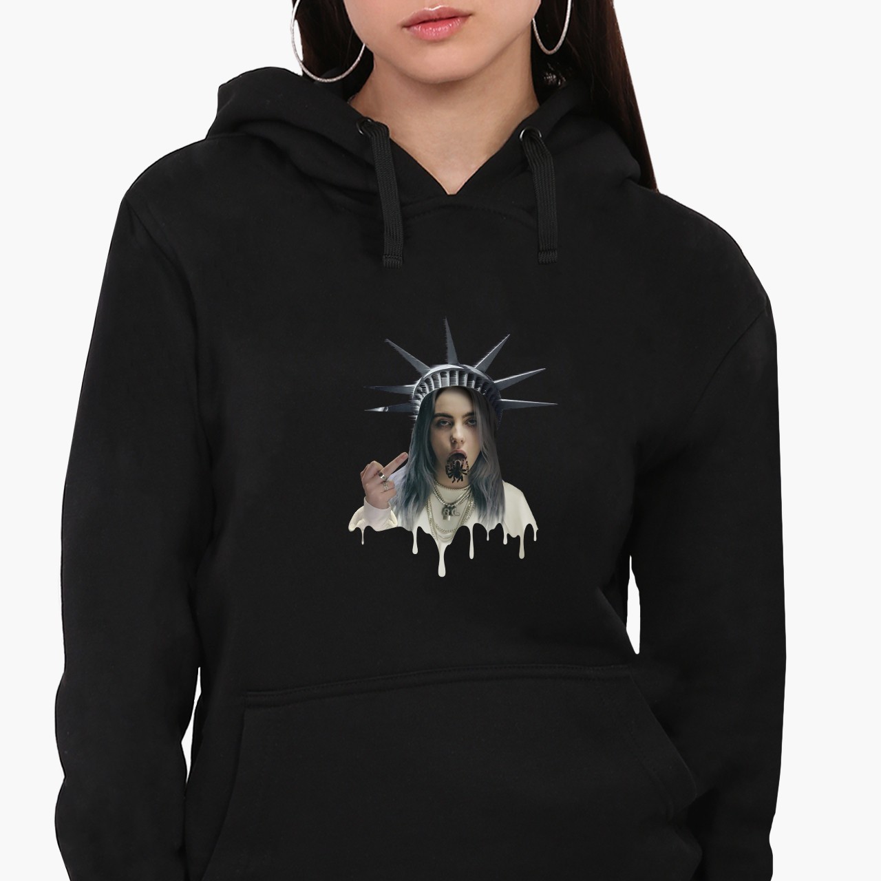 

Худи женский Билли Айлиш (Billie Eilish) Черный (8921-1583, Худи женский Билли Айлиш (Billie Eilish) Черный (8921-1583) L