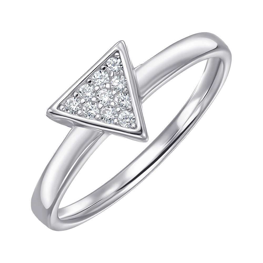 

Серебряное кольцо с фианитами 000151934 17 размера