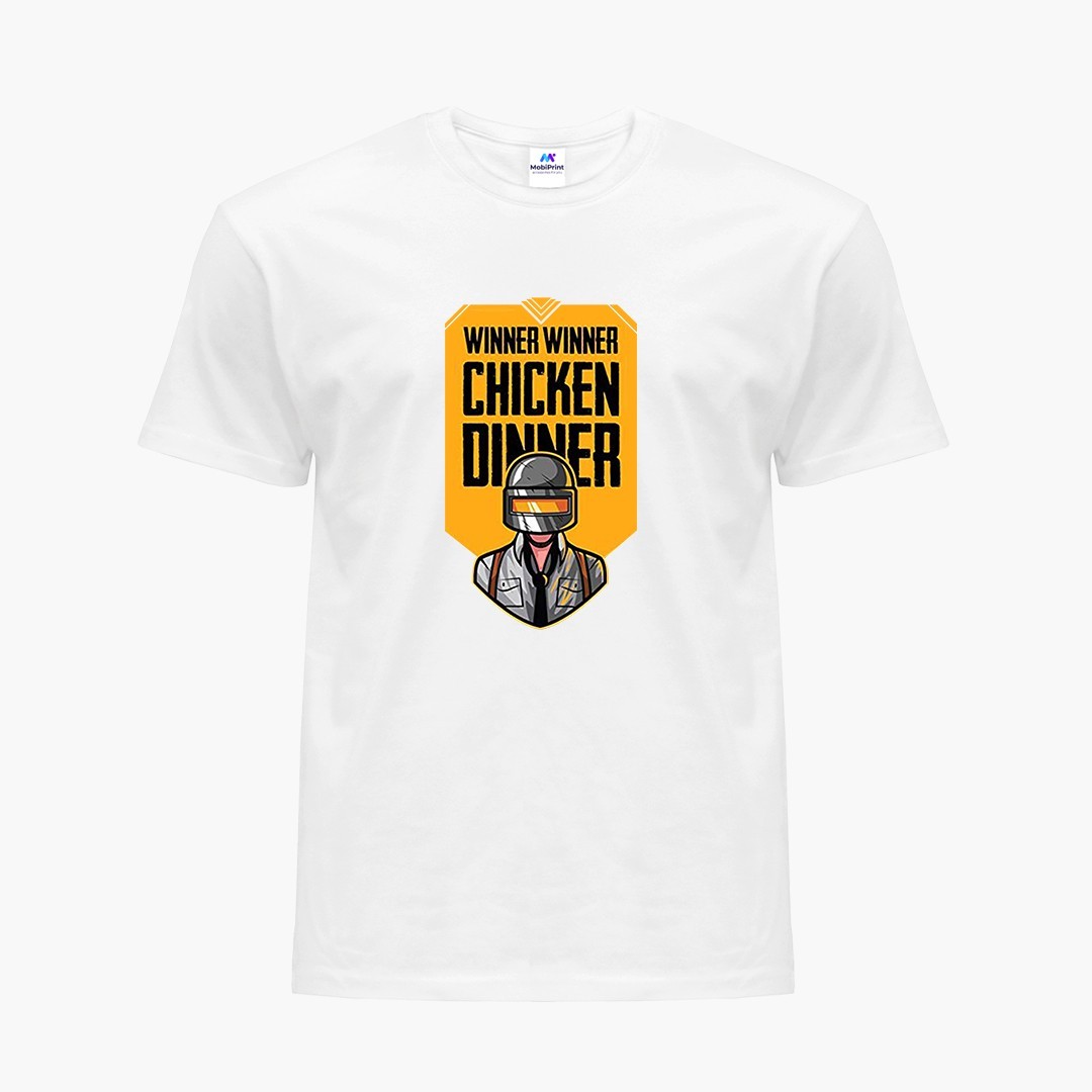 

Детская футболка ПАБГ (PUBG) (9224-1182) 122-128 см Хлопок Белый