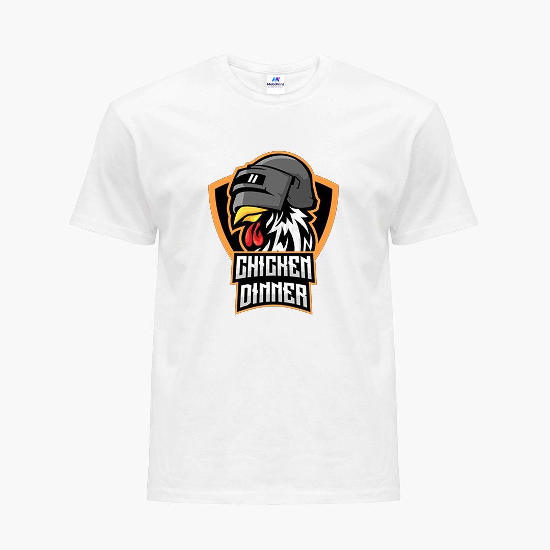 

Детская футболка ПАБГ (PUBG) (9224-1186) 122-128 см Хлопок Белый