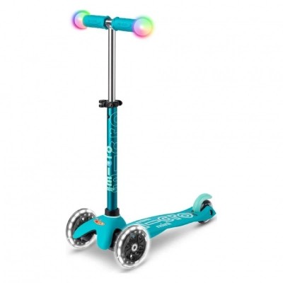 

Самокат Micro Mini Deluxe Magic Aqua LED (MMD131)