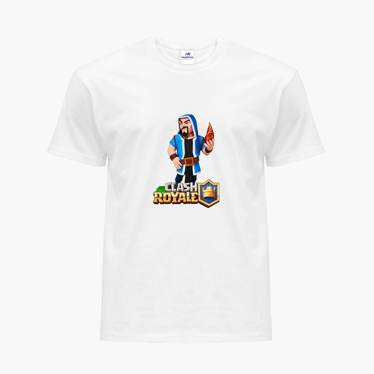 

Детская футболка Клеш Рояль (Clash Royale) (9224-1951) 134-140 см Хлопок Белый