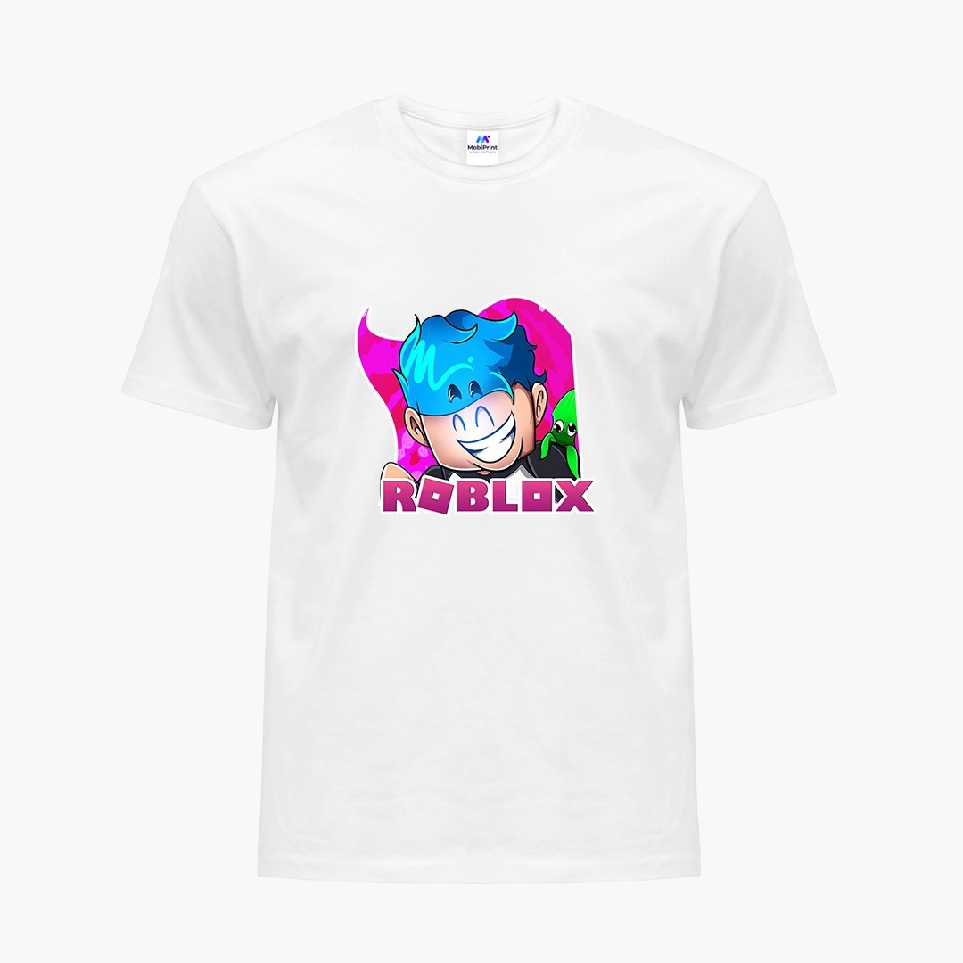 

Детская футболка Роблокс (Roblox) (9224-1223) 146-152 см Хлопок Белый