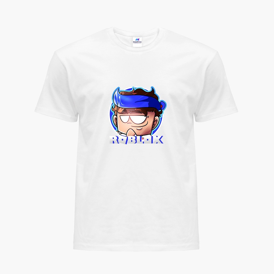 

Детская футболка Роблокс (Roblox) (9224-1224) 158-164 см Хлопок Белый
