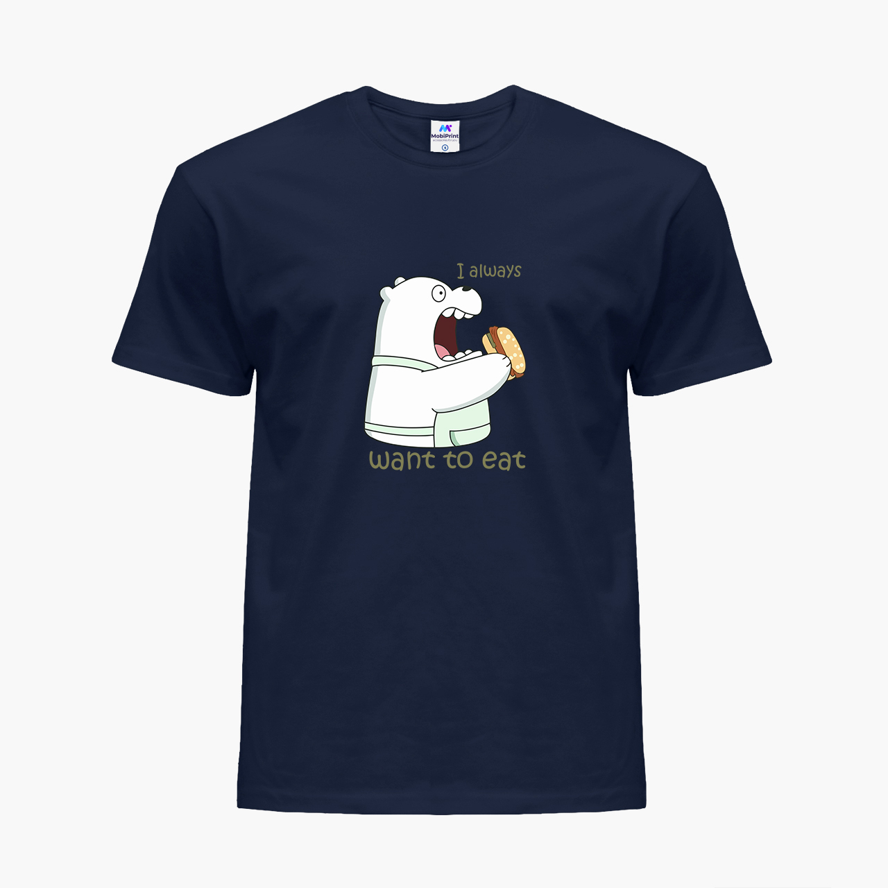 

Детская футболка для мальчиков Вся правда о медведях (We Bare Bears) (25186-2908-82) 146-152 см Хлопок Темно-синий