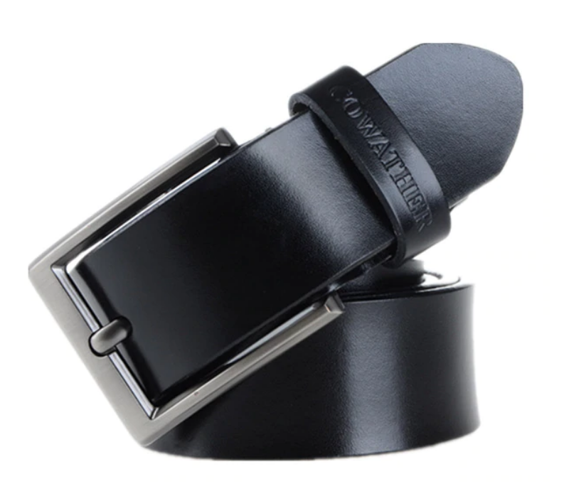 

Кожаный мужской ремень Primo Cowather CF001 - Black Primo черный