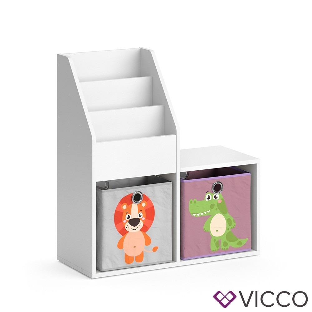

Комод Vicco Luigi Mini+ органайзеры 2 шт. (лев, крокодил)