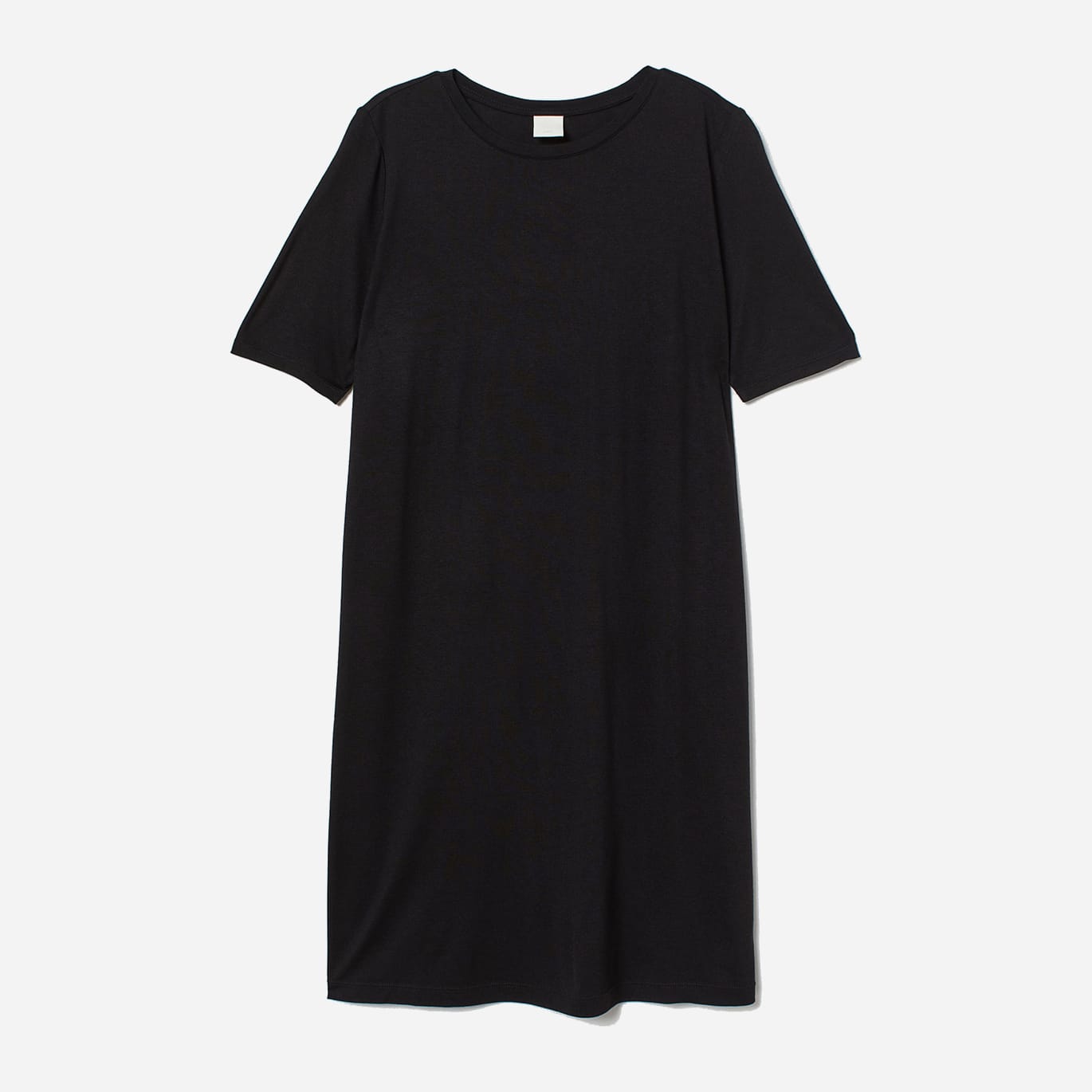 Акція на Сукня-футболка міні літня жіноча H&M 0716348 XS Чорна від Rozetka