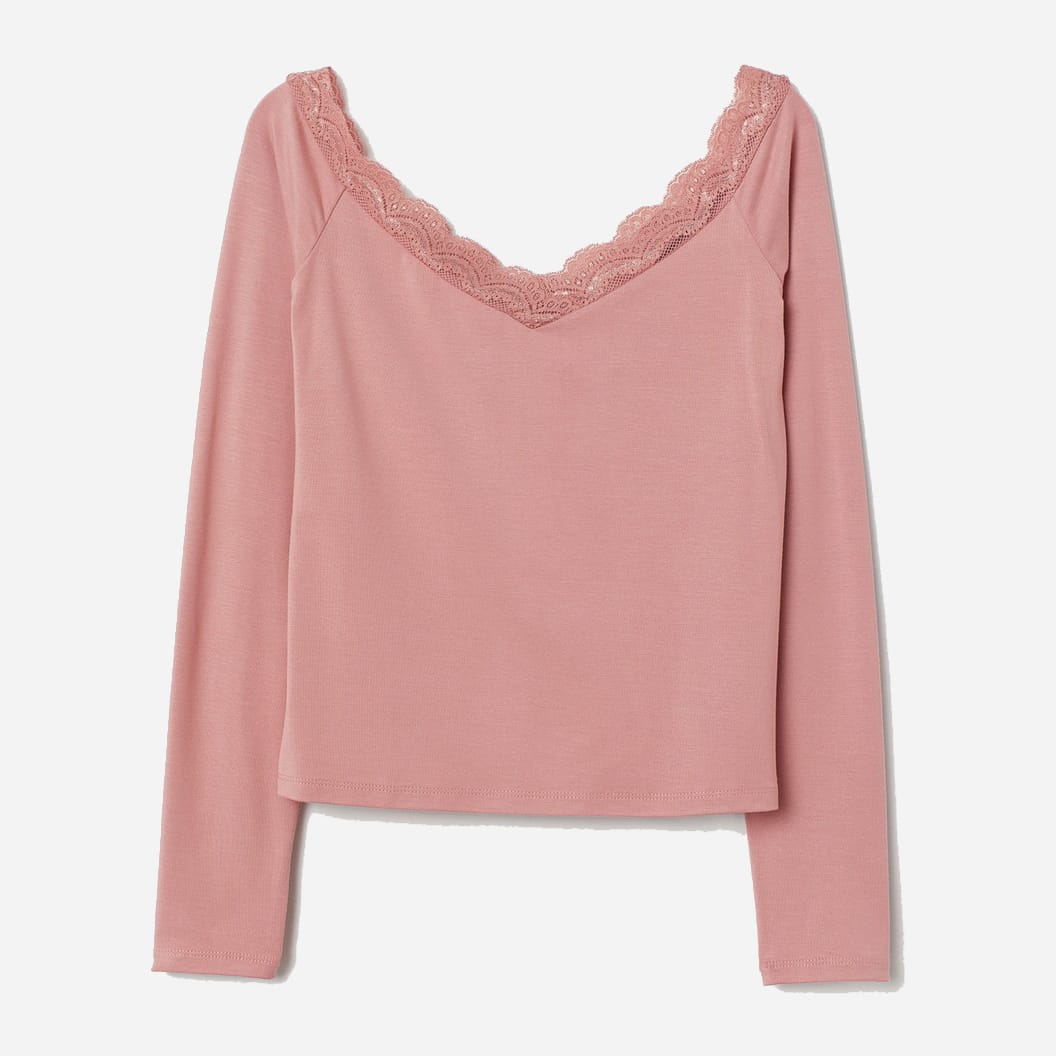 

Блузка H&M 0743722_черн  Розовая, Блузка H&M 0743722_черн S Розовая